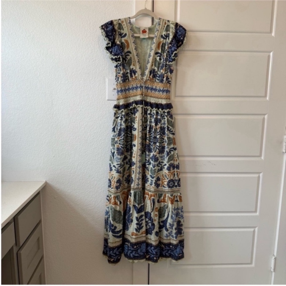 FARM Rio Ocean Tapestry Maxi Dress - Picture 4 of 8